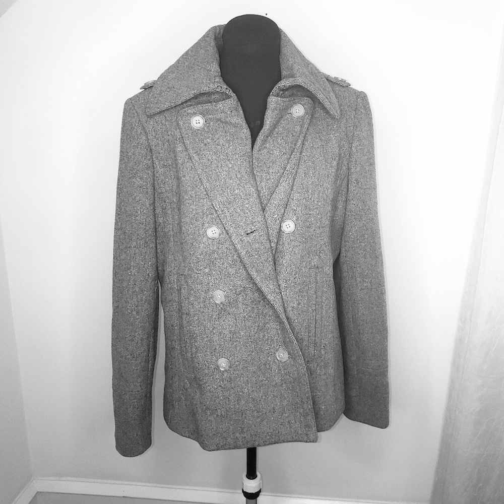 J.Crew Wool Double Breasted Pea Coat Size L